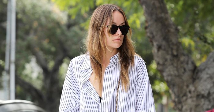 Olivia Wilde Wore the Ideal Footwear to Pair With Cropped Trousers