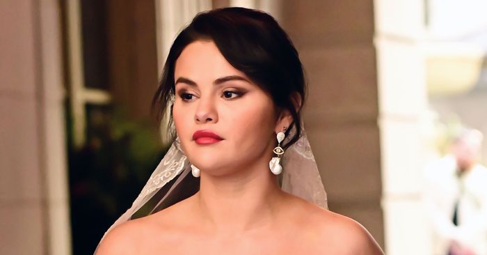 Selena Gomez Wore a Wedding day Gown in NYC